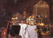 HEEM, Jan Davidsz. de A Table of Desserts g china oil painting reproduction